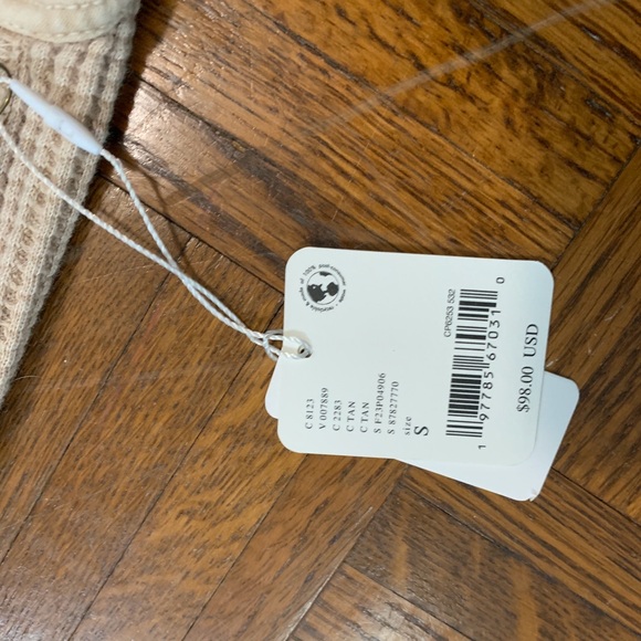 NWT__Free People Tan 100% Cotton Overalls__NWT - Picture 8 of 13